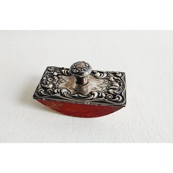 Sterling Antique Rocker Type Ink Blotter Unbranded